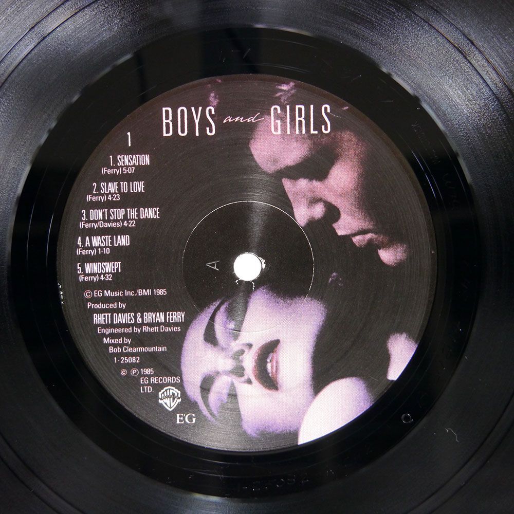 米 BRYAN FERRY/BOYS AND GIRLS/WARNER BROS. 9250821 LPの画像2