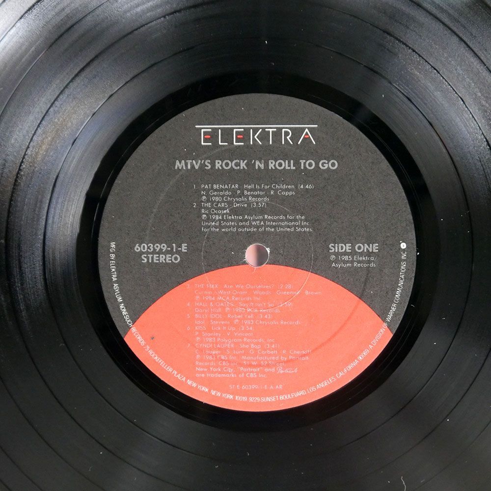 米 VA/MTV’S ROCK ’N ROLL TO GO/ELEKTRA 603991E LPの画像2
