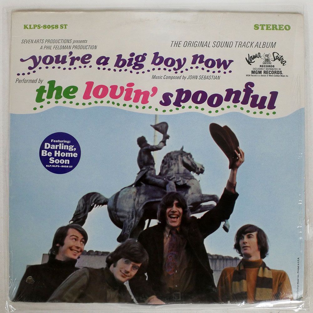 米 LOVIN SPOONFUL/YOU’RE BIG BOY NOW/KAMA SUTRA KLPS8058 LPの画像1