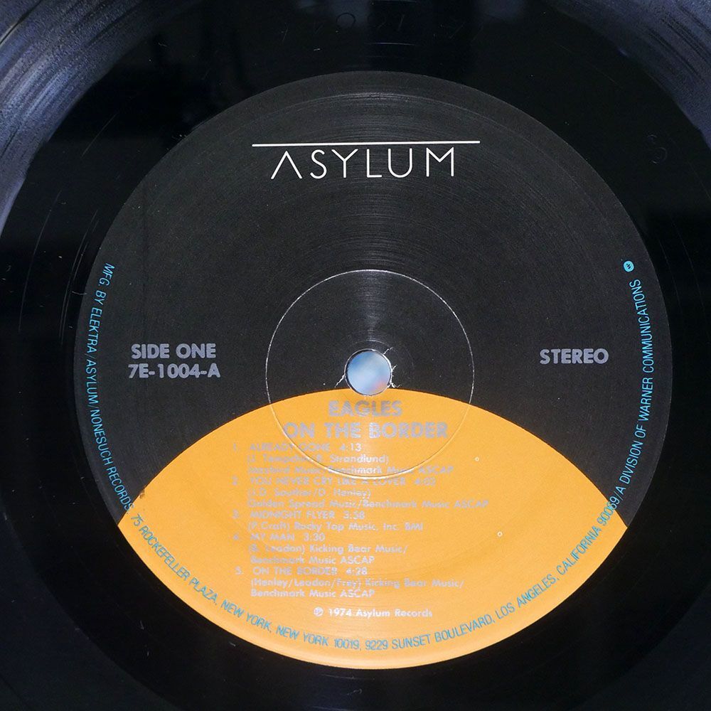 米 EAGLES/ON THE BORDER/ASYLUM 7E1004 LP_画像2