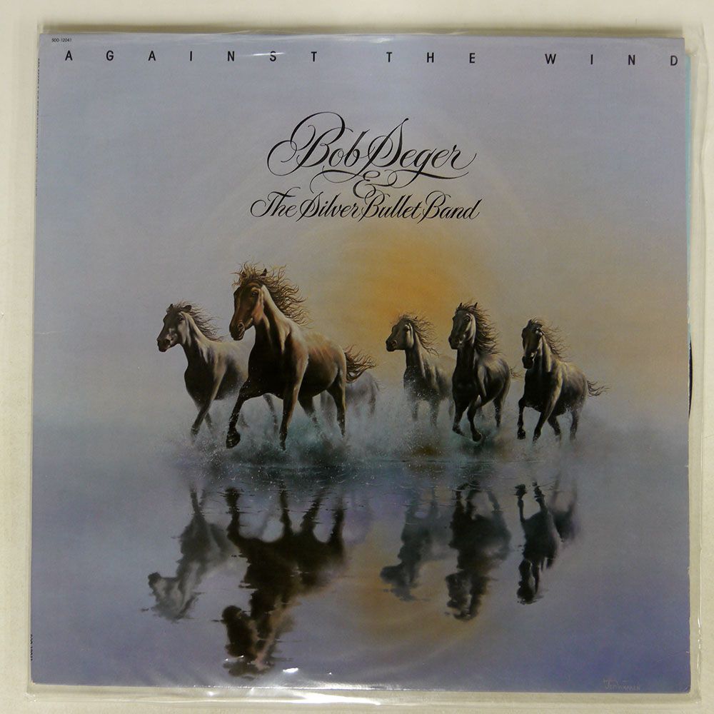 米 BOB SEGER AND SILVER BULLET BAND/AGAINST THE WIND/CAPITOL S0012041 LPの画像1