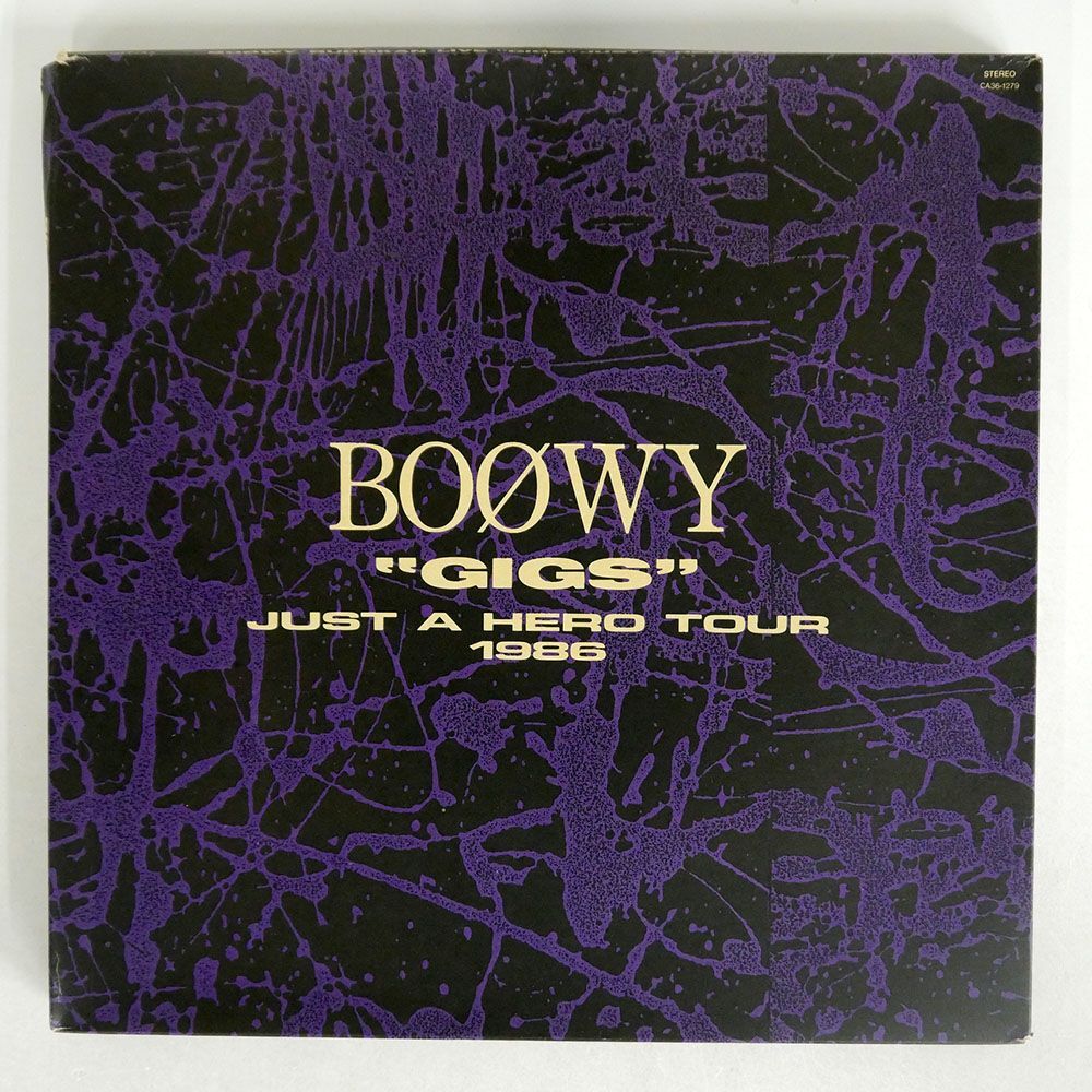 BOOWY/GIGS JUST A HERO TOUR 1986/EASTWORLD CA361279 CD_画像1