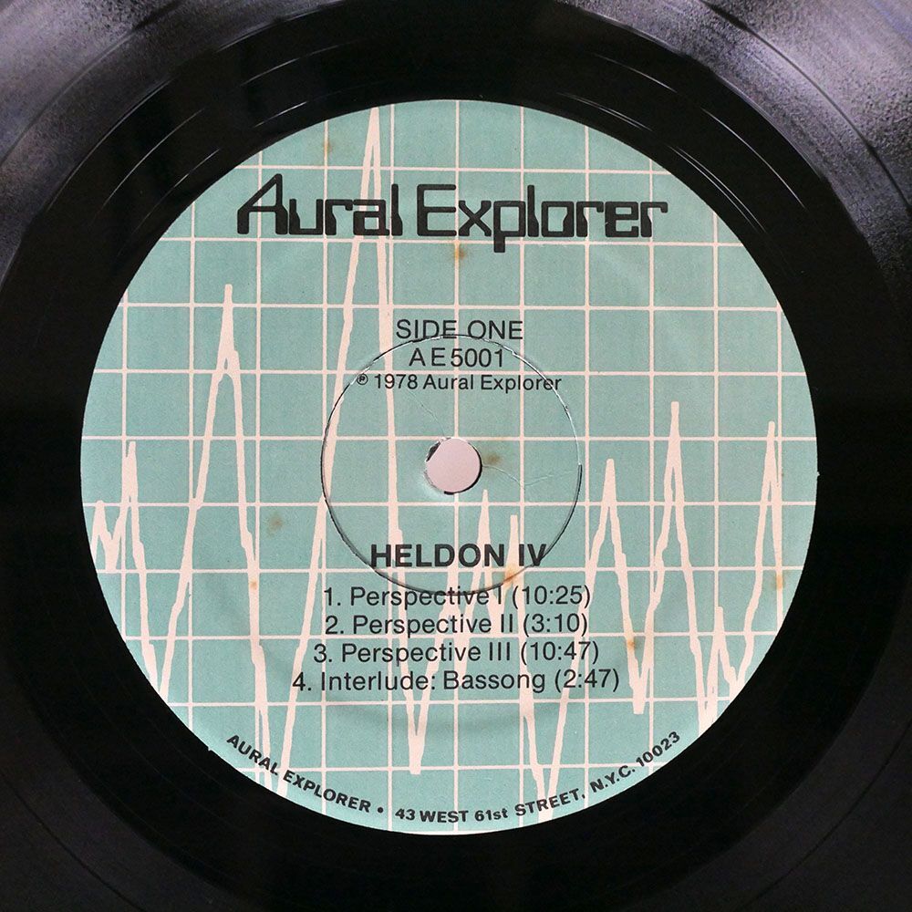 HELDON/IV/AURAL EXPLORER AE5001 LPの画像2