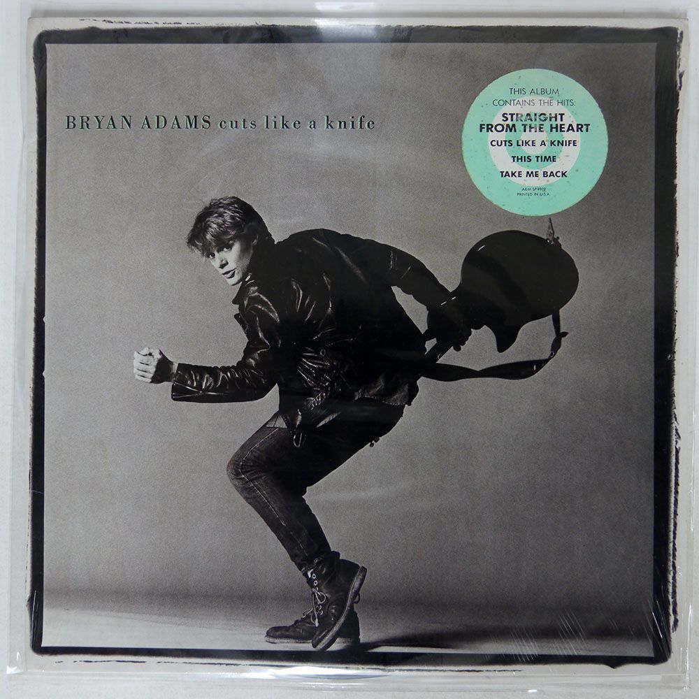 米 BRYAN ADAMS/CUTS LIKE A KNIFE/A&M SP64919 LP_画像1