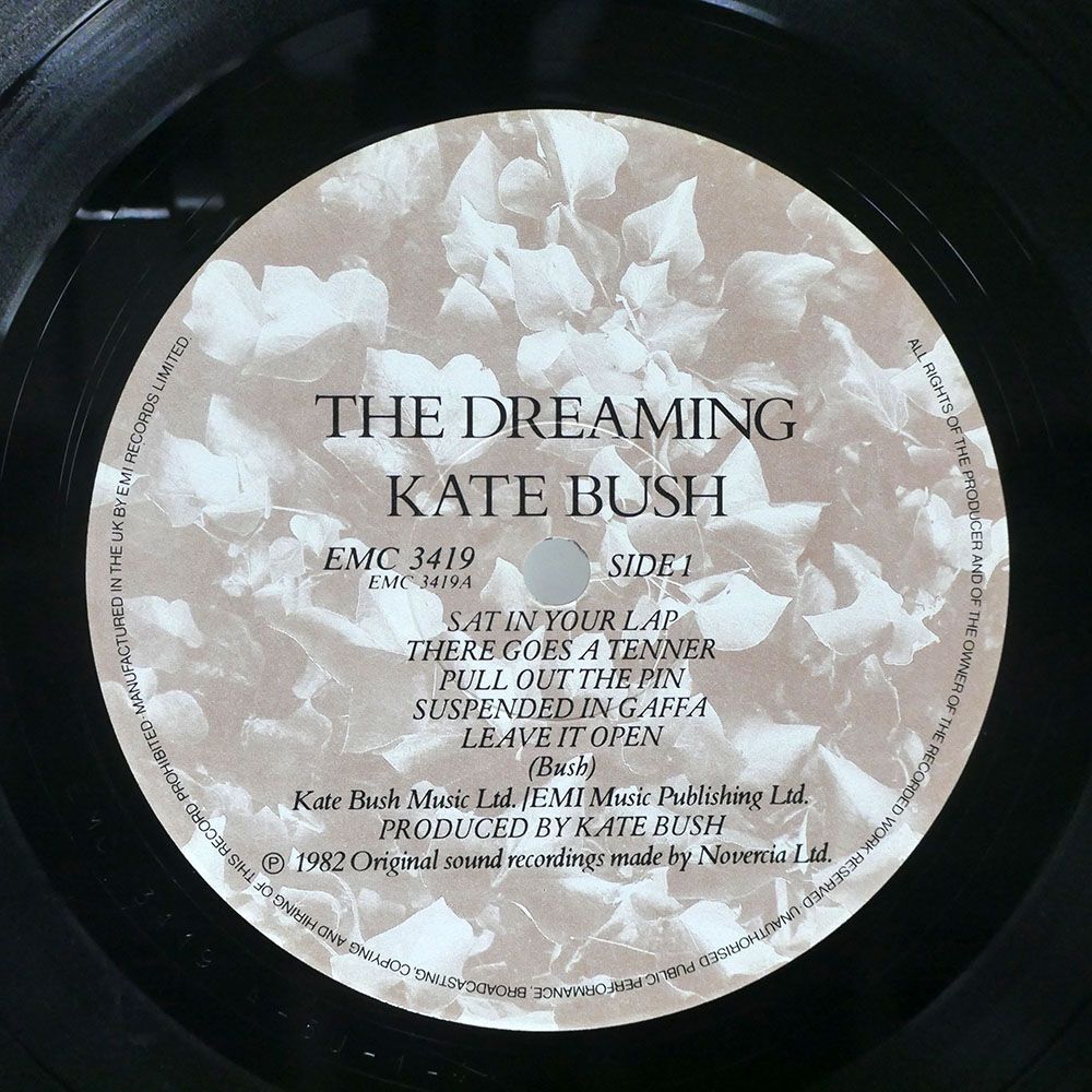 英 KATE BUSH/DREAMING/EMI EMC3419 LPの画像2