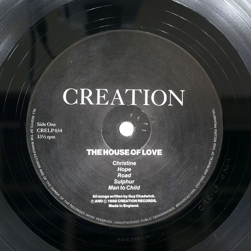 HOUSE OF LOVE/SAME/CREATION CRELP34 LPの画像2