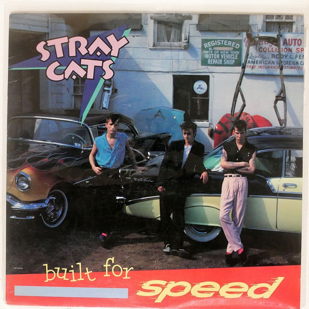 米 STRAY CATS/BUILT FOR SPEED/EMI ST17070 LPの画像1