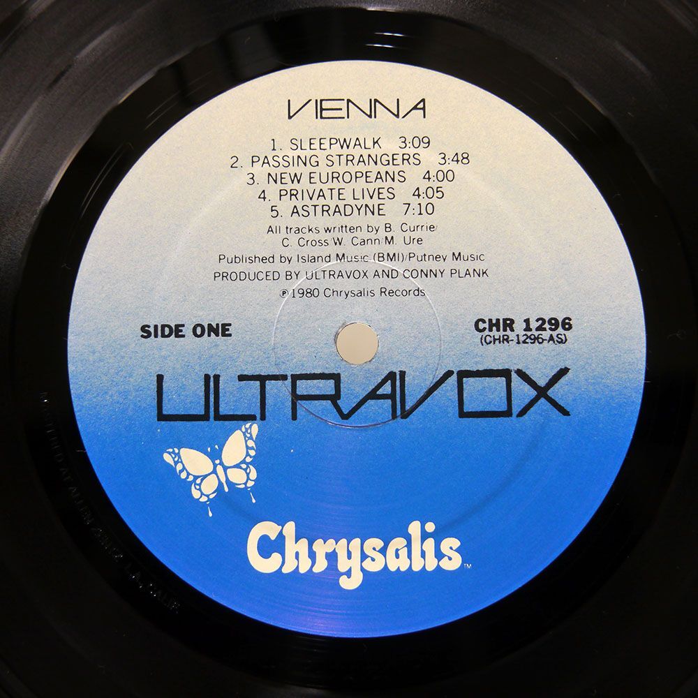 米 ULTRAVOX/VIENNA/CHRYSALIS CHR1296 LP_画像2