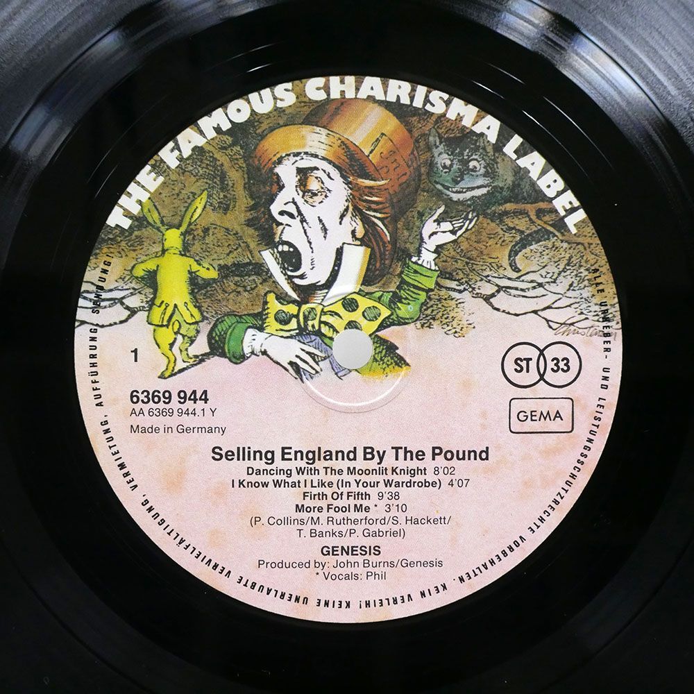 GENESIS/SELLING ENGLAND BY THE POUND/CHARISMA 6369944 LPの画像2