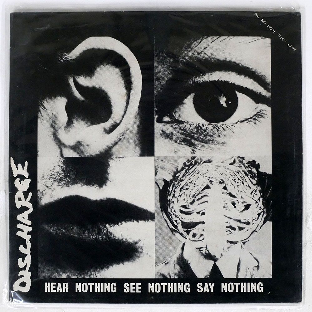 DISCHARGE/HEAR NOTHING SEE NOTHING SAY NOTHING/CLAY CLAYLP3 LP_画像1