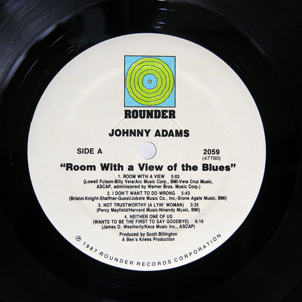 米 JOHNNY ADAMS/ROOM WITH A VIEW OF THE BLUES/ROUNDER 2059 LPの画像2