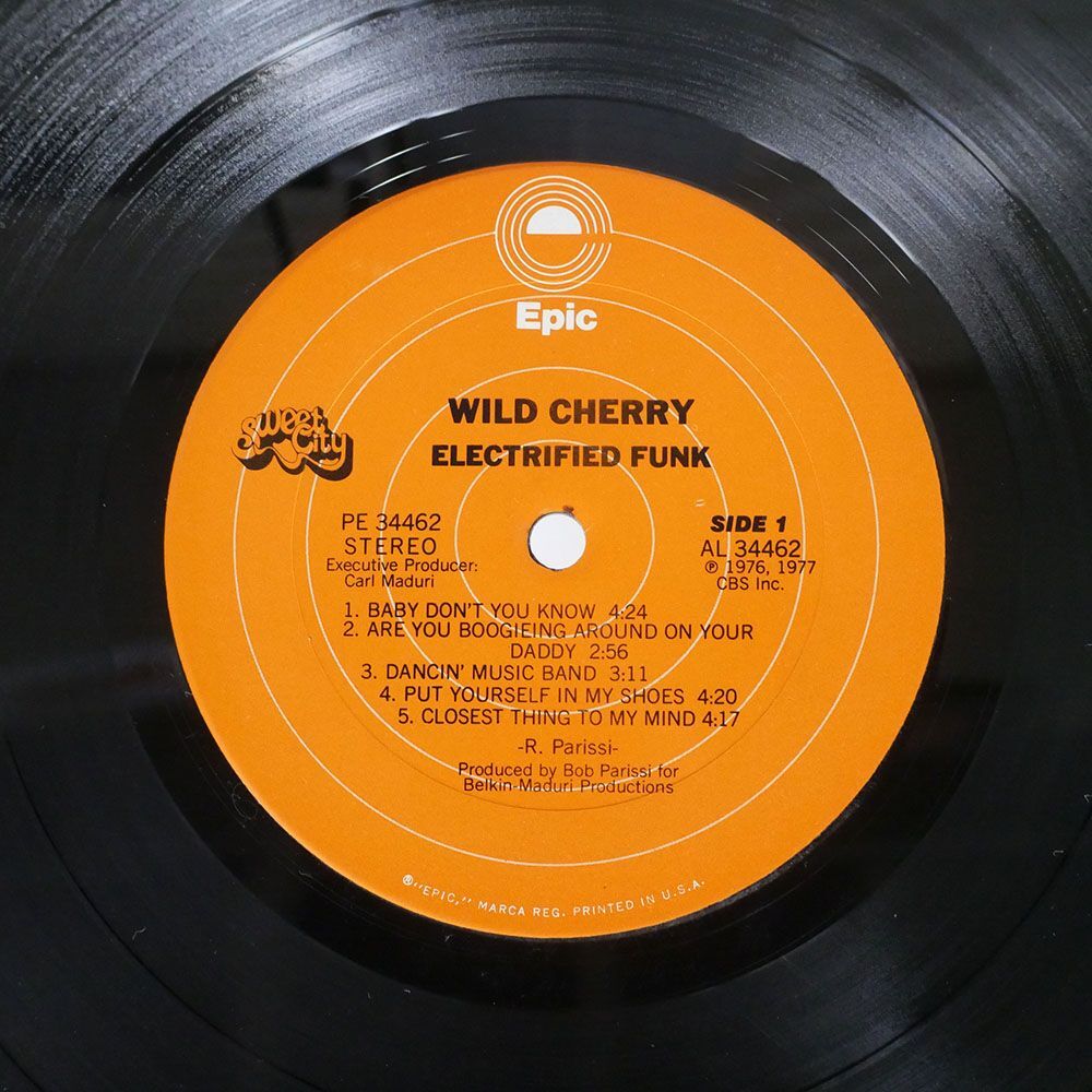 WILD CHERRY/ELECTRIFIED FUNK/EPIC BL34462 LPの画像2