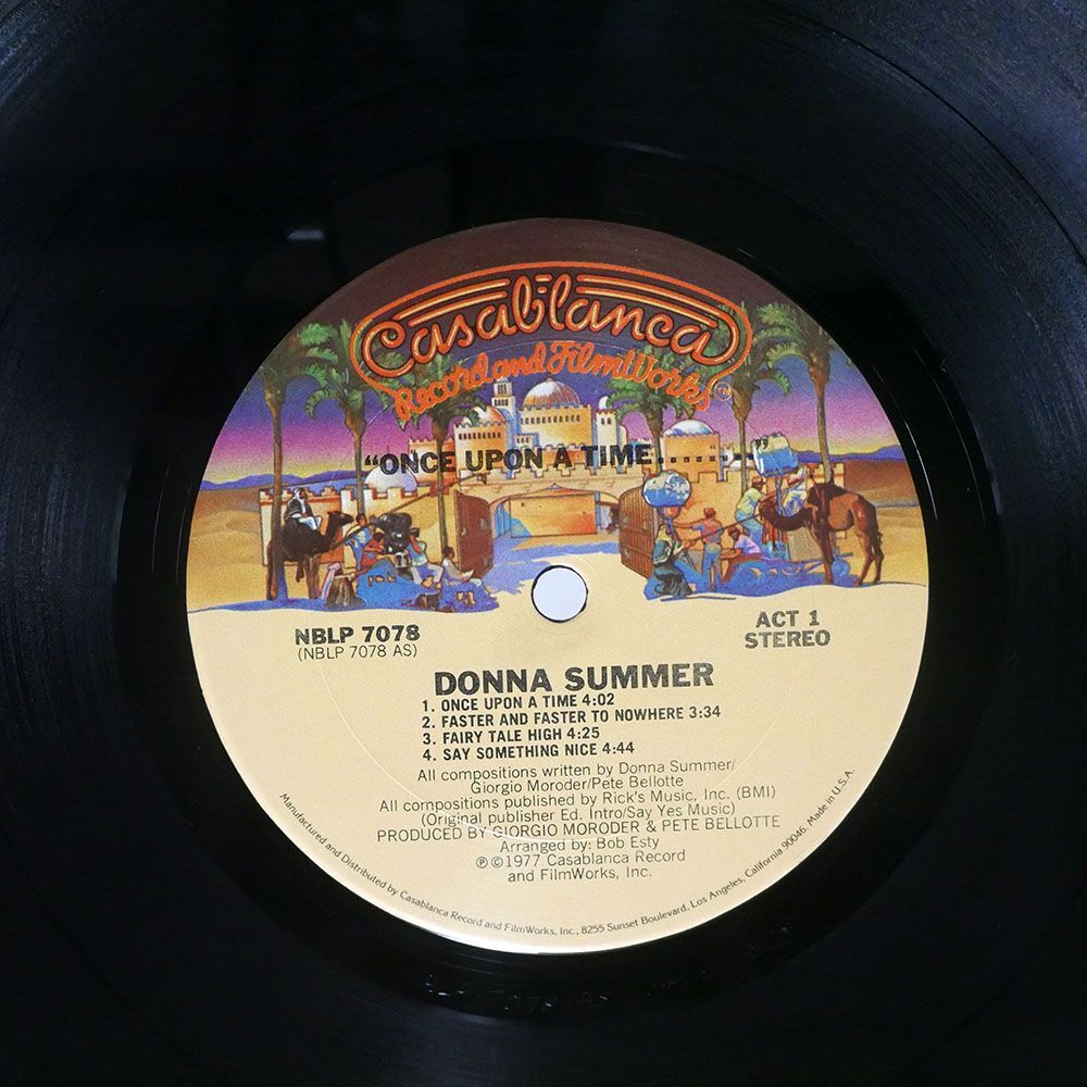 DONNA SUMMER/ONCE UPON A TIME/CASABLANCA NBLP70782 LPの画像2