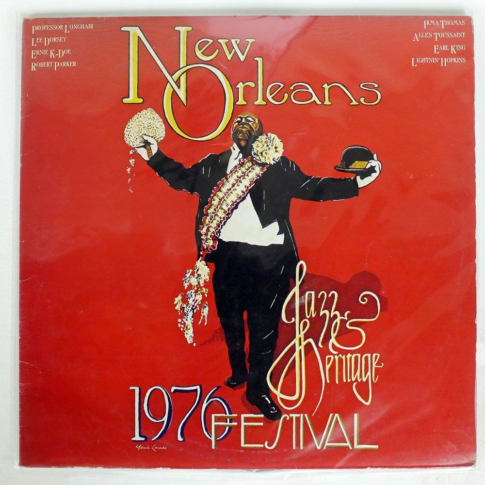 英 VA/NEW ORLEANS JAZZ & HERITAGE FESTIVAL 1976/ISLAND ICD9 LPの画像1