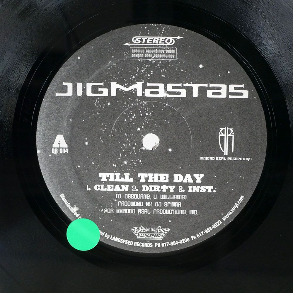  rice JIGMASTAS/TILL THE DAY CLICH/BEYOND REAL RECORDINGS BR014 12