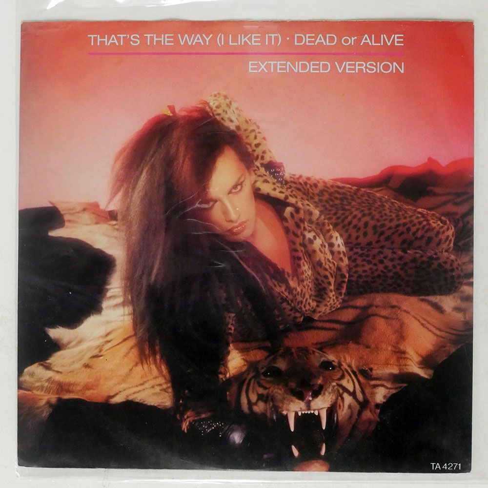 DEAD OR ALIVE/THAT’S THE WAY (I LIKE IT) (EXTENDED VERSION)/EPIC TA4271 12_画像1