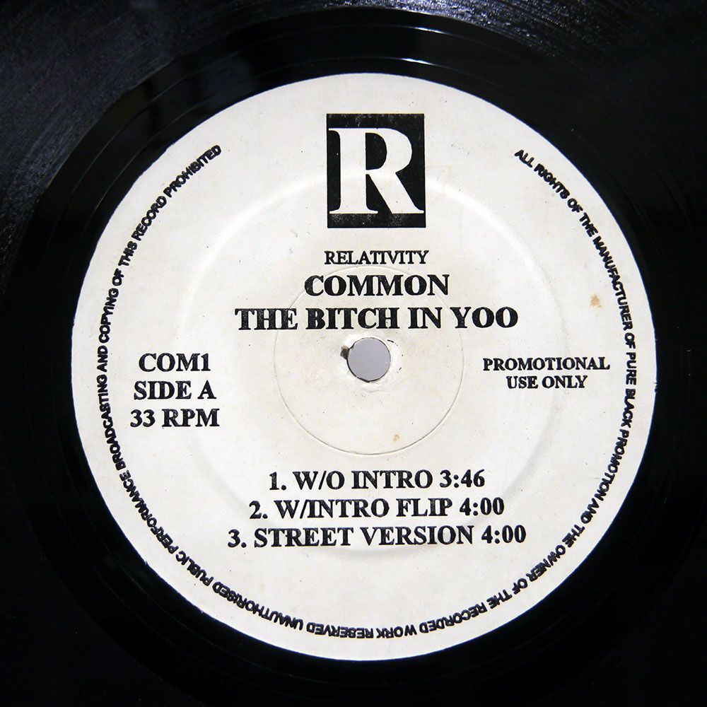 米 ブート COMMON/BITCH IN YOO THE REAL WEIGHT/RELATIVITY COM1 12_画像1