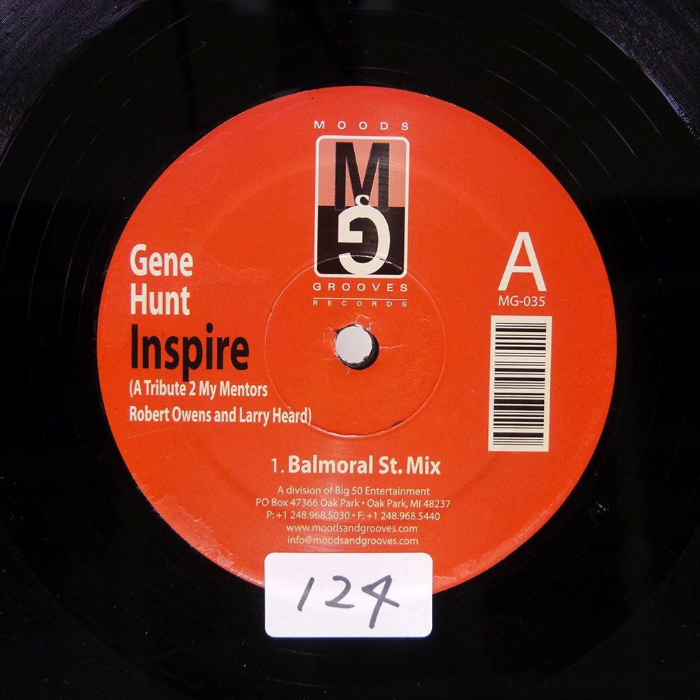 GENE HUNT/INSPIRE/MOODS & GROOVES MG-035 12の画像1