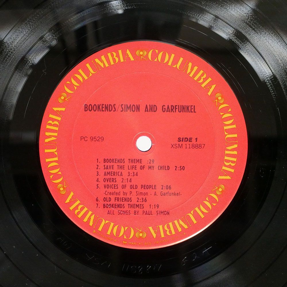 米 SIMON & GARFUNKEL/BOOKENDS/COLUMBIA PC9529 LP_画像2