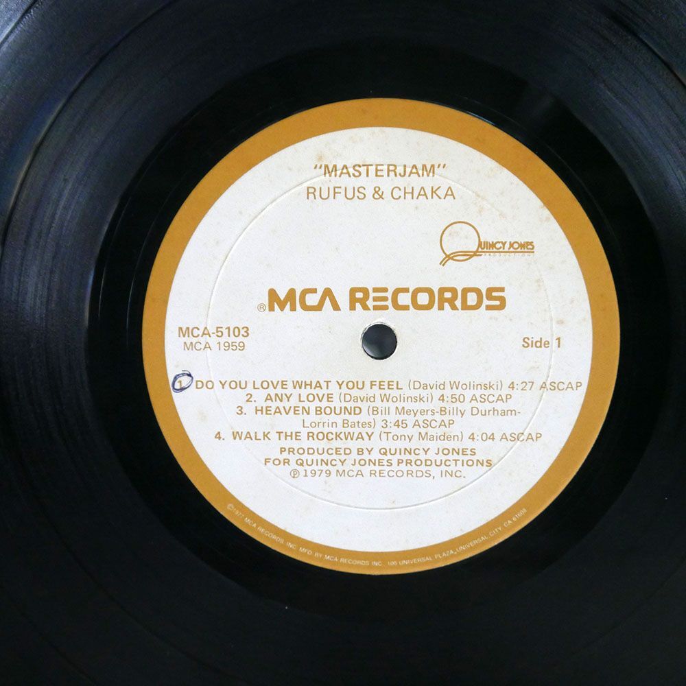 RUFUS,CHAKA KHAN/MASTER JAM/MCA MCA5103 LPの画像2