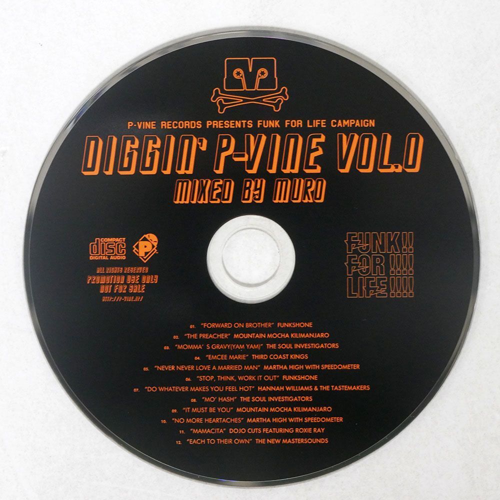 MURO/DIGGIN* P-VINE VOL.0/P-VINE RECORDS NONE CD *