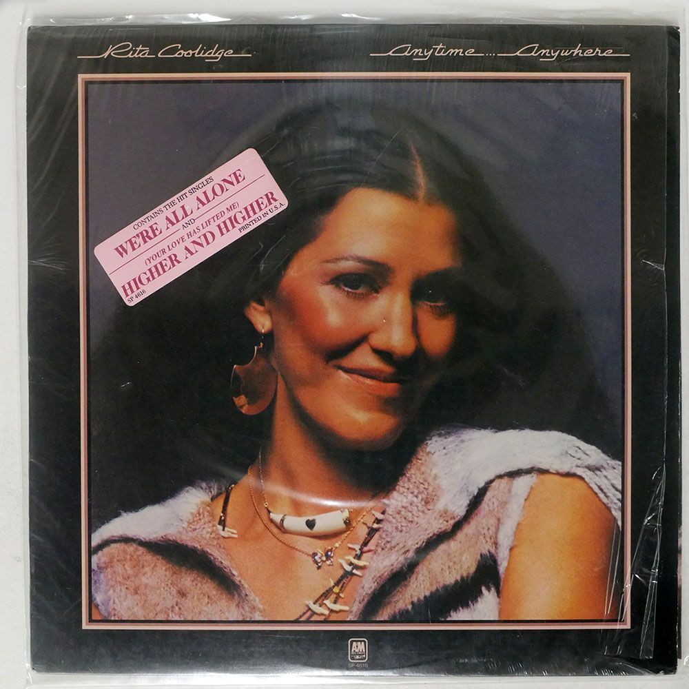 米 RITA COOLIDGE/ANYTIME ANYWHERE/A&M SP4616 LPの画像1