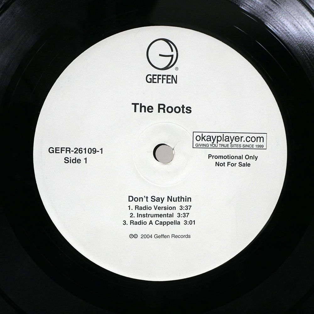 THE ROOTS/DON’T SAY NUTHIN/GEFFEN GEFR261091 12_画像2