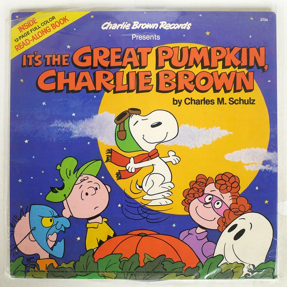 米 CHARLES M. SCHULZ/IT’S THE GREAT PUMPKIN, CHARLIE BROWN/CHARLIE BROWN 3704 LPの画像1