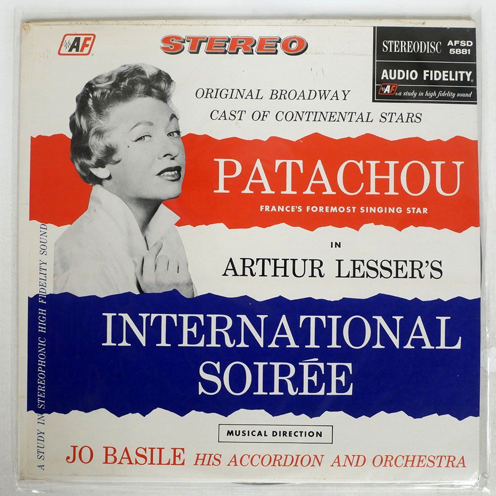 米 PATACHOU/IN ARTHUR LESSER’S INTERNATIONAL SOIREE/AUDIO FIDELITY AFSD5881 LP_画像1