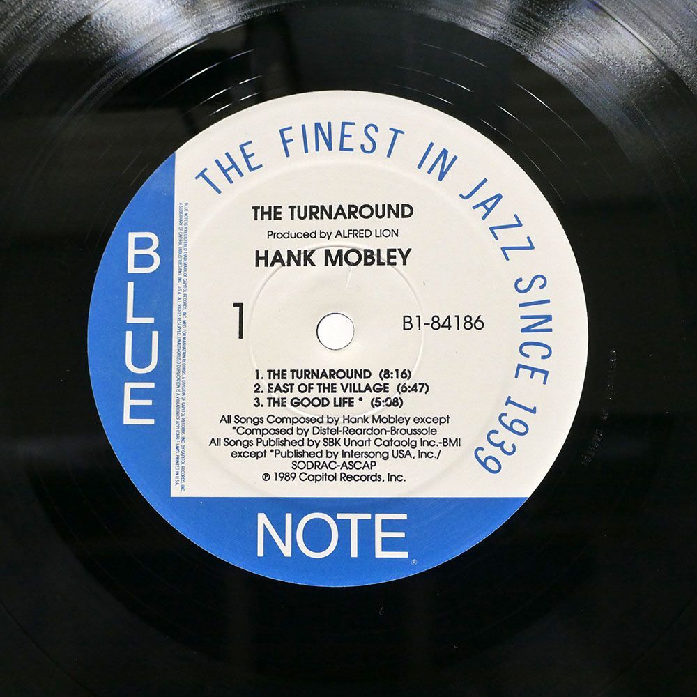 米 HANK MOBLEY/TURNAROUND/BLUE NOTE B184186 LP_画像2