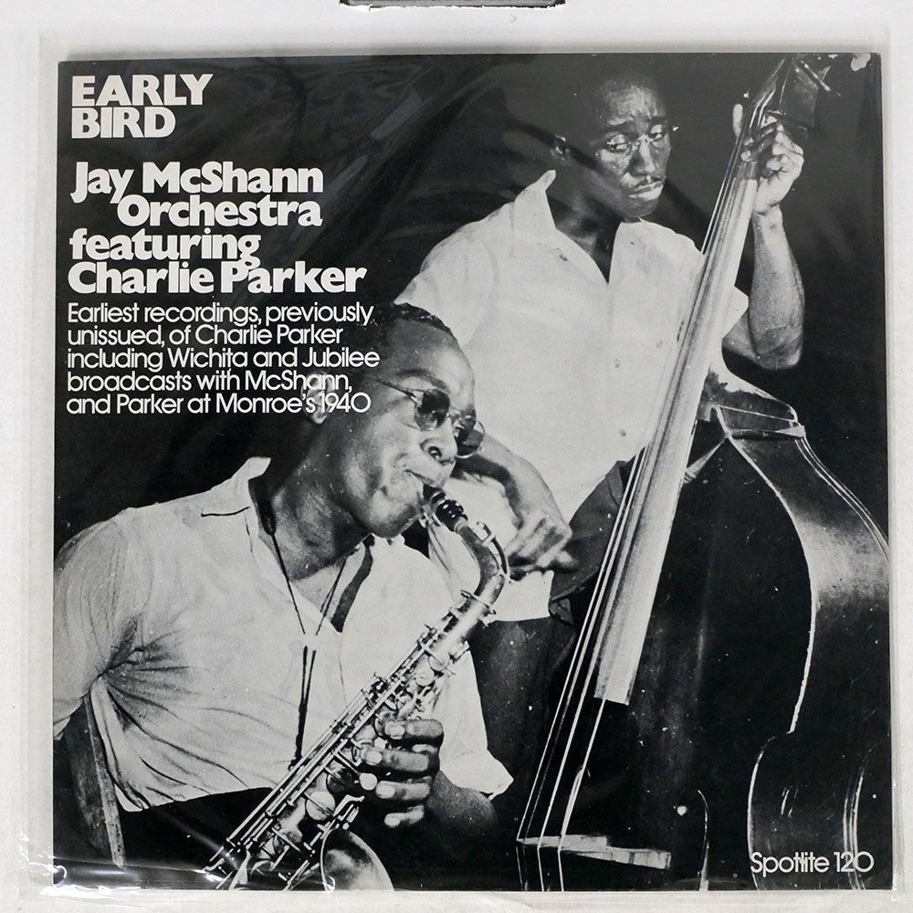 英 JAY MCSHANN, CHARLIE PARKER/EARLY BIRD/SPOTLITE SPJ120 LPの画像1