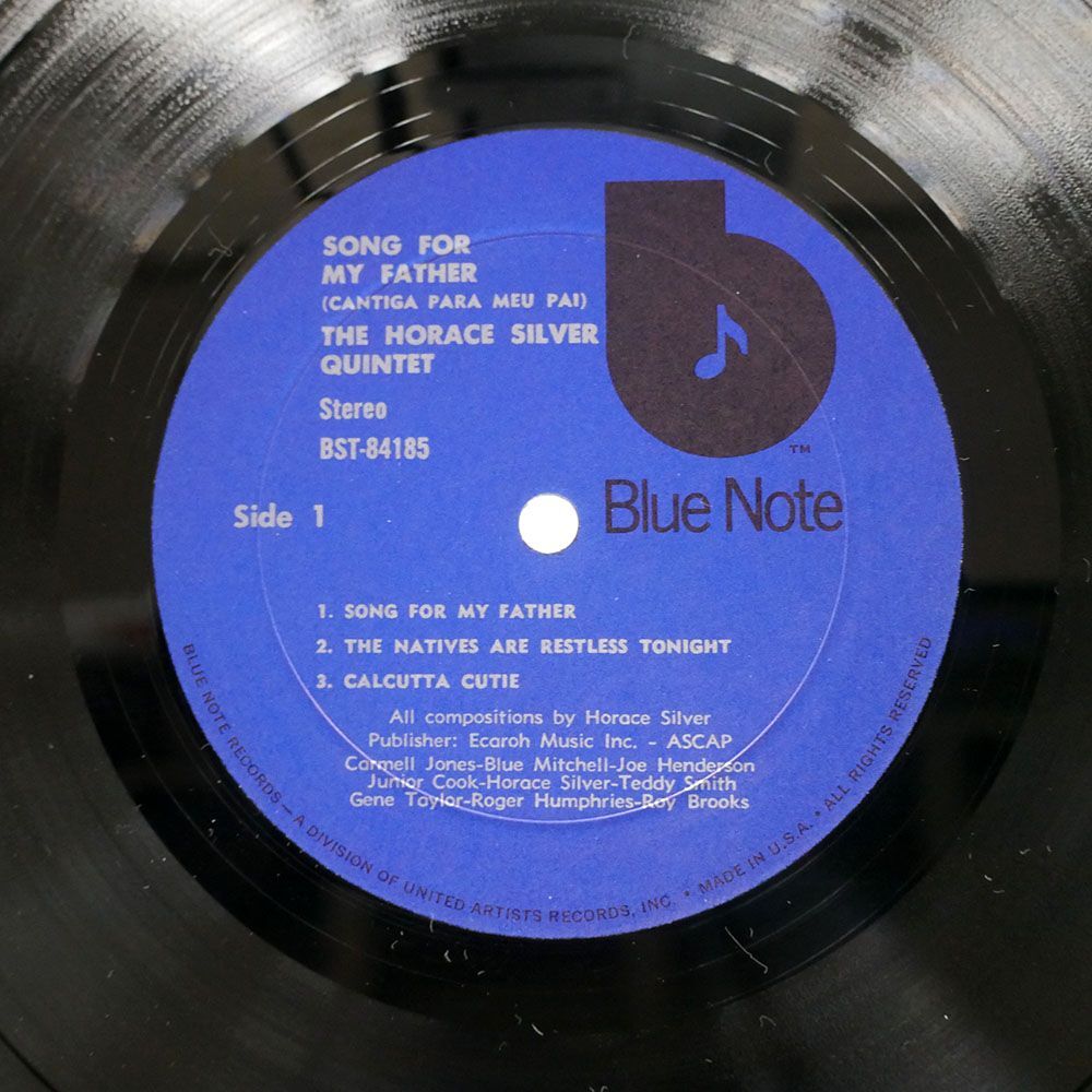米 HORACE SILVER/SONG FOR MY FATHER/BLUE NOTE BST84185 LP_画像2