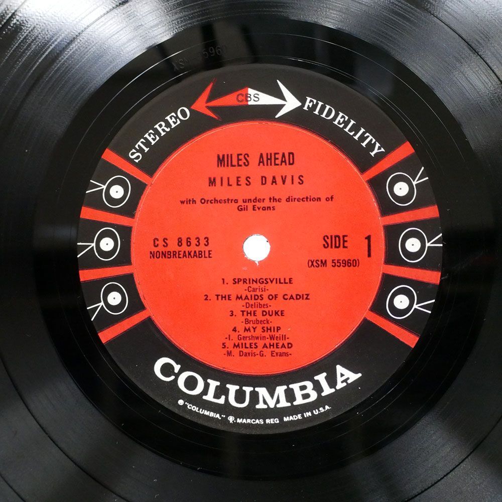 米 MILES DAVIS/MILES AHEAD/COLUMBIA CL 1041 COLUMBIACL1041 LP_画像2