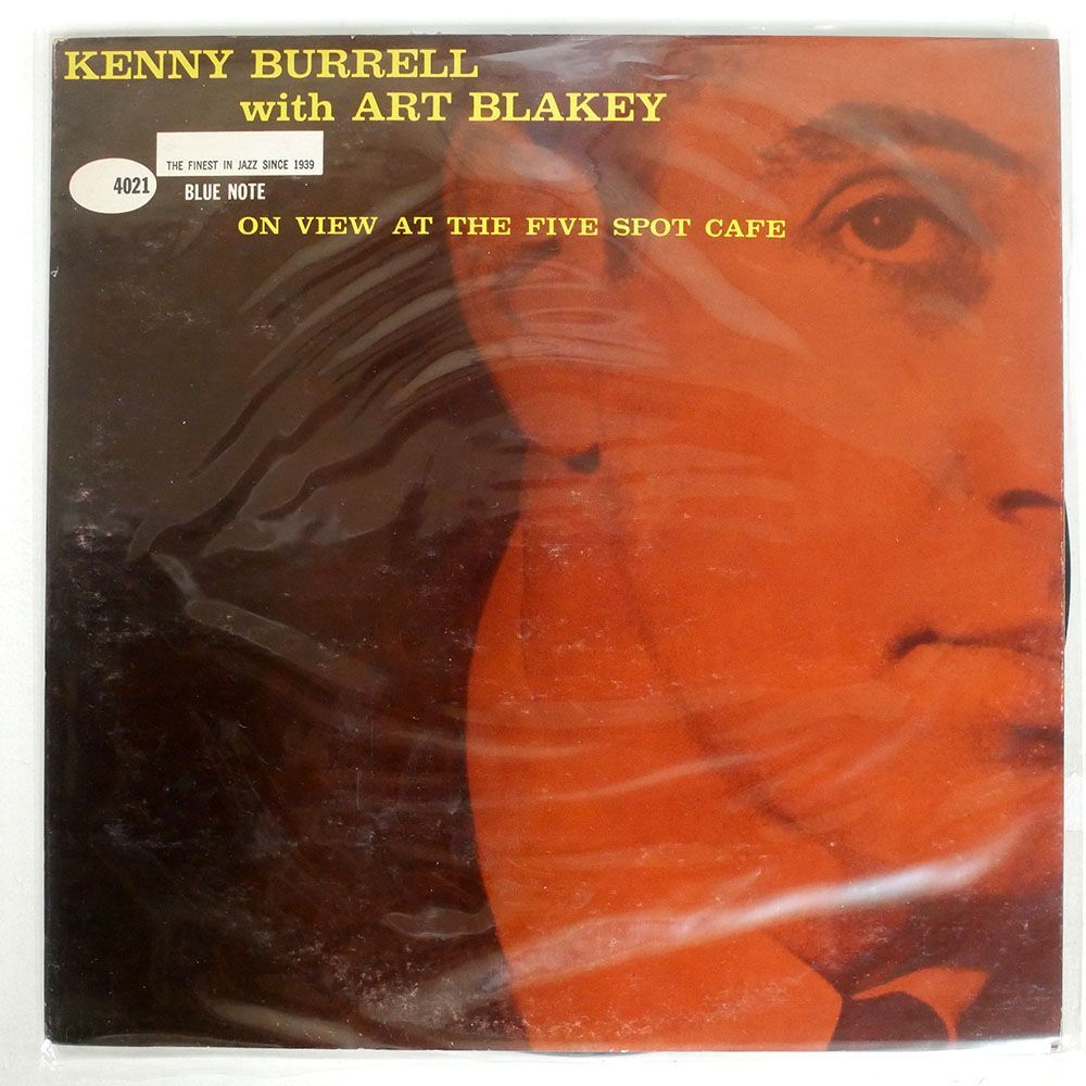 米 KENNY BURRELL/AT THE FIVE SPOT CAFE/BLUE NOTE BLP4021 LPの画像1