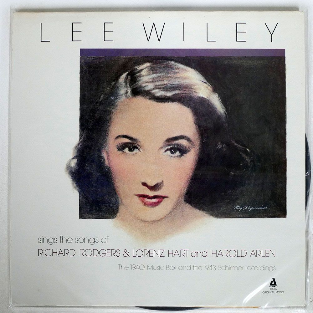 米 LEE WILEY/SINGS THE SONGS OF/AUDIOPHILE AP10 LPの画像1