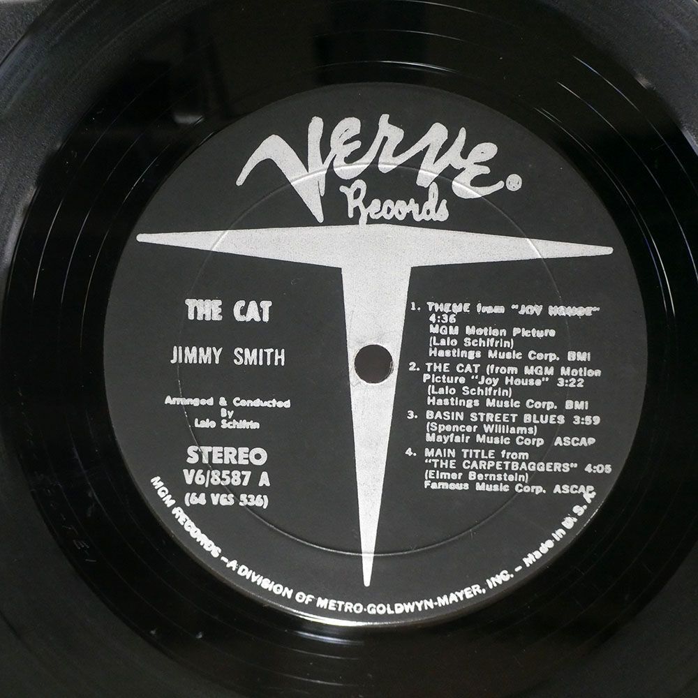 帯付き JIMMY SMITH/THE CAT/VERVE V68587 LPの画像2
