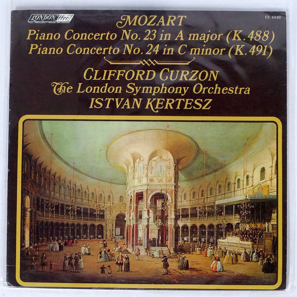 米 CURZON KERTESZ/MOZART: PIANO CONCERTO NO. 23 IN A MAJOR, K.488/LONDON CS6580 LPの画像1