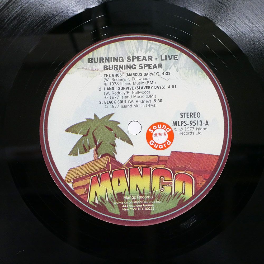 BURNING SPEAR/LIVE/MANGO MLPS9513 LPの画像2