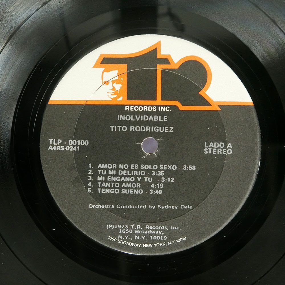 TITO RODRIGUEZ/INOLVIDABLE/T.R. TLP00100 LPの画像2