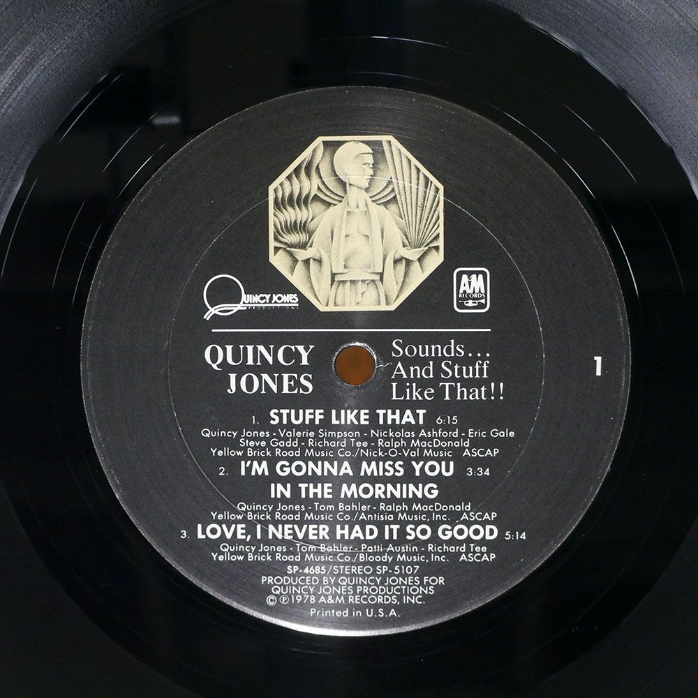 米 QUINCY JONES/SOUNDS AND STUFF LIKE THAT/A&M SP4685 LPの画像2