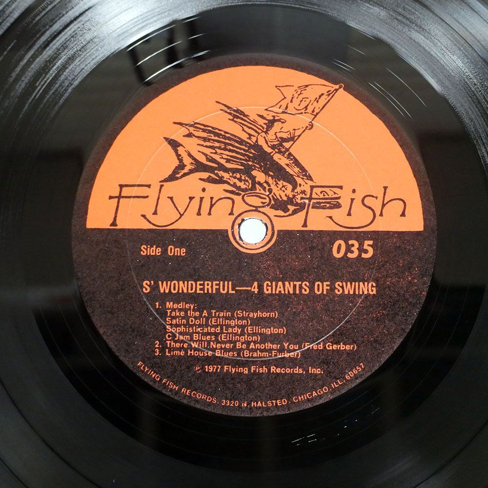 4 GIANTS OF SWING/S WONDERFUL/FLYING FISH FF035 LPの画像2