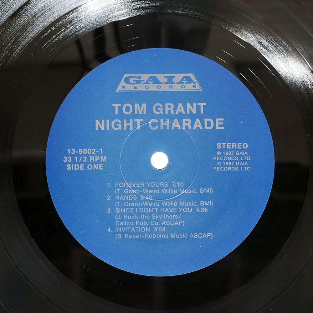 TOM GRANT/NIGHT CHARADE/GAIA 1390021 LPの画像2