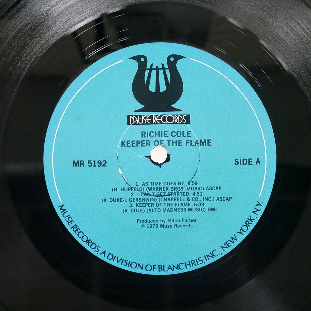 米 RICHIE COLE/KEEPER OF FLAME/MUSE MR5192 LPの画像2
