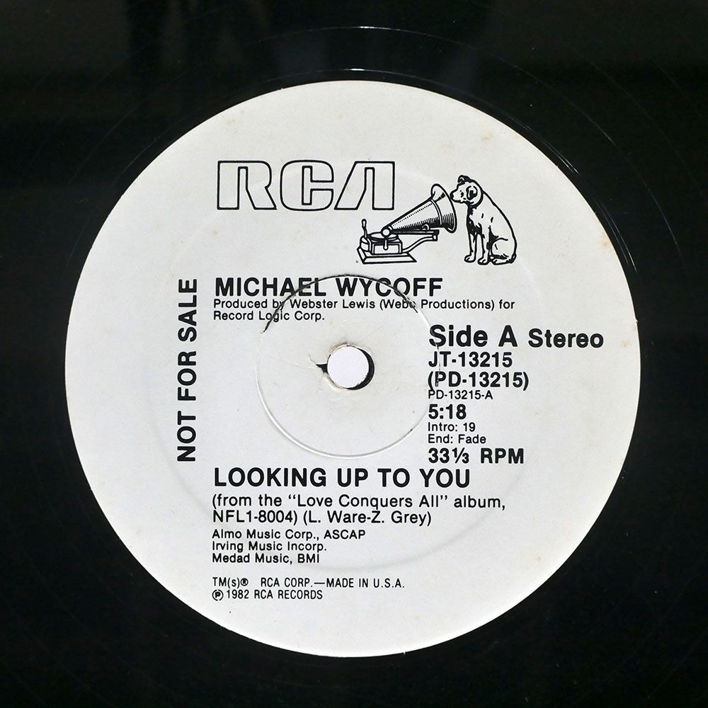 米 MICHAEL WYCOFF/LOOKING UP TO YOU/RCA JT13215 12の画像1