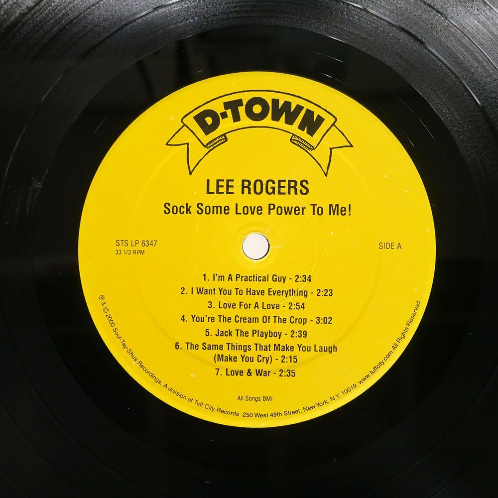 LEE ROGERS/SOCK SOME LOVE POWER TO ME/SOUL-TAY-SHUS STS LP 6347 LP_画像2