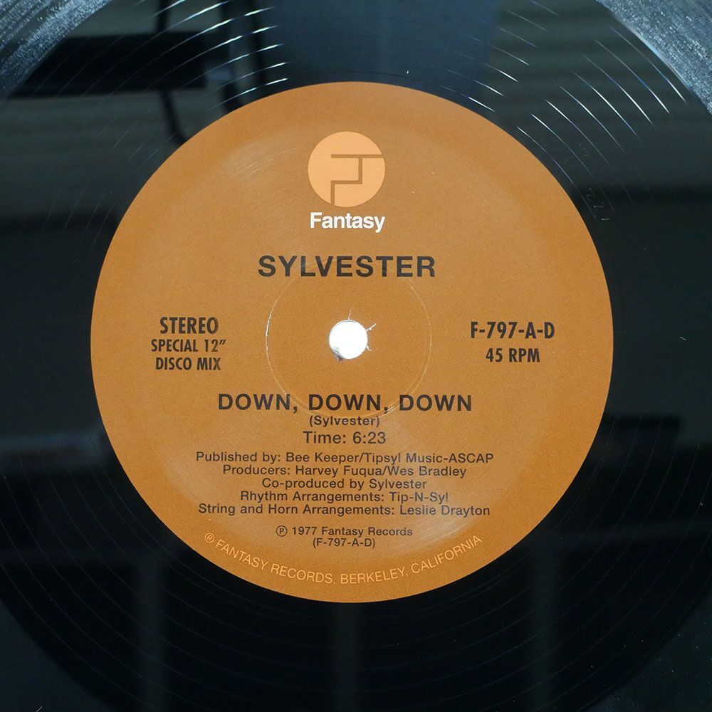 SYLVESTER/DOWN, DOWN, DOWN OVER AND OVER/FANTASY (4) F-797 12の画像1