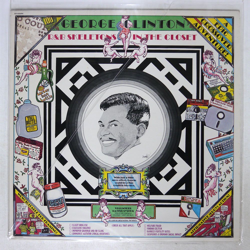 米 GEORGE CLINTON/R&B SKELETONS IN THE CLOSET/CAPITOL ST12481 LPの画像1