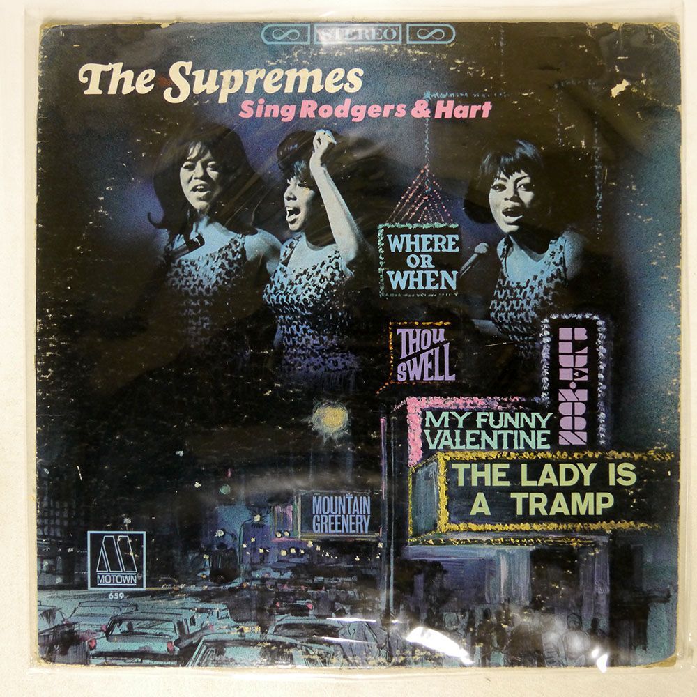 米 SUPREMES/SING RODGERS & HART/MOTOWN MS659 LPの画像1