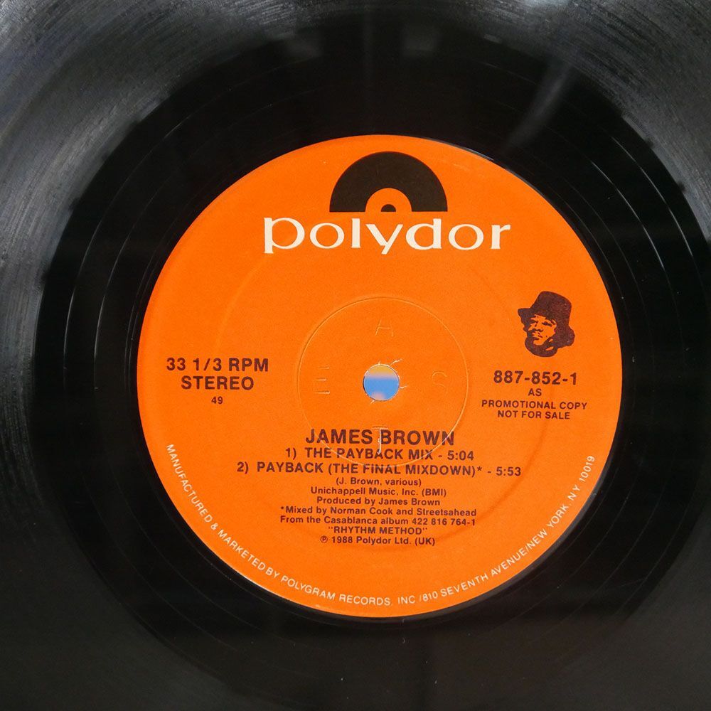 米 JAMES BROWN/PAYBACK MIX/POLYDOR 8878521 12の画像2