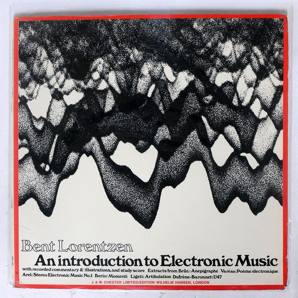 英 BENT LORENTZEN/AN INTRODUCTION TO ELECTRONIC MUSIC/J. & W. CHESTER LIMITED JWC1001 LPの画像1